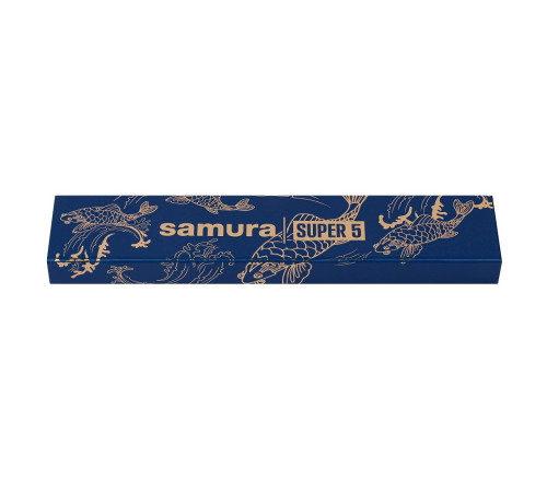 SP5-0023 Универальный нож 162 мм "Samura Super 5" , дамасская сталь, 5 слоев, микарта