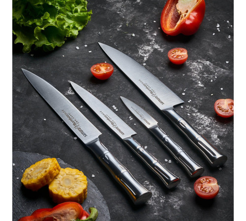 SBA-0220 Набор из 3 ножей "Samura Bamboo" (10, 23, 85), AUS-8