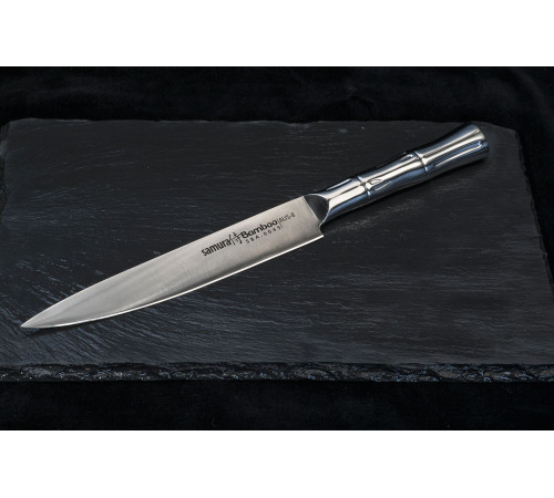 SBA-0045 Слайсер, нож для нарезки 200 мм "Samura Bamboo", AUS-8