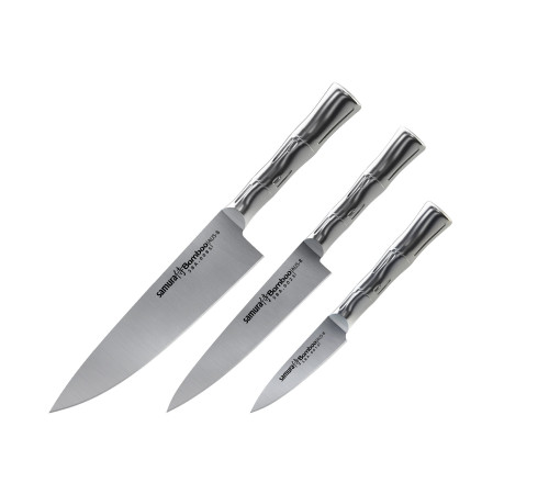 SBA-0220 Набор из 3 ножей "Samura Bamboo" (10, 23, 85), AUS-8