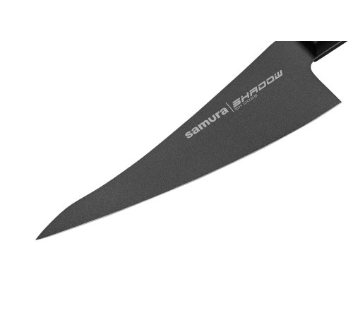 SH-0028 Универсальный современный нож 146 мм "Samura Shadow", AUS-8 с покрыт. Black-coating, ABS-пластик
