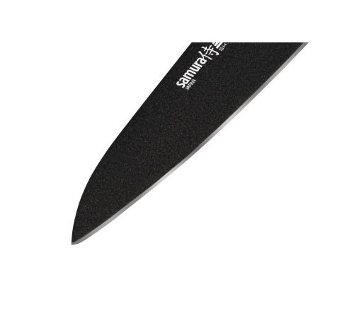 SH-0011 Овощной нож 99 мм "Samura Shadow", AUS-8 с покрыт. Black-coating, ABS-пластик