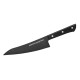 SH-0185 Гюто 182 мм "Samura Shadow", AUS-8 с покрыт. Black-coating, ABS-пластик