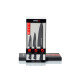 SH-0220 Набор из 3 ножей "Samura Shadow" (11, 23, 85), AUS-8 с покрыт. Black-coating, ABS-пластик