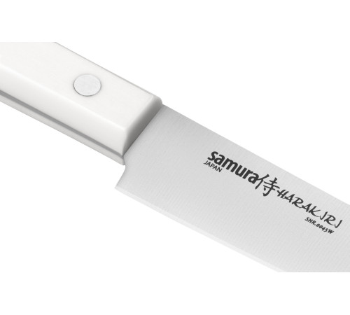 SHR-0045W Слайсер, нож для нарезки 196 мм "Samura Harakiri", AUS-8, ABS-пластик, белая рукоять