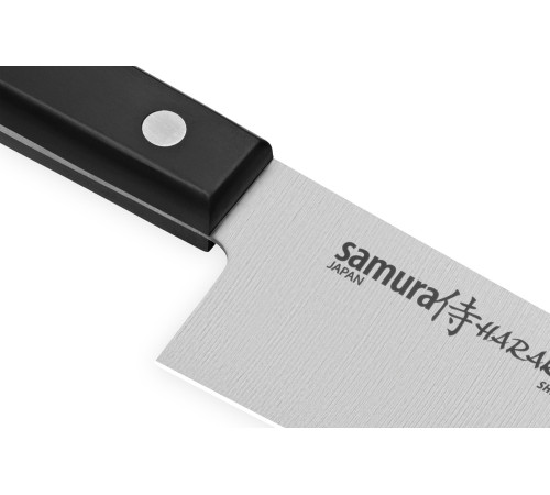 SHR-0085B Шеф нож 208 мм "Samura Harakiri", AUS-8, ABS-пластик, черная рукоять