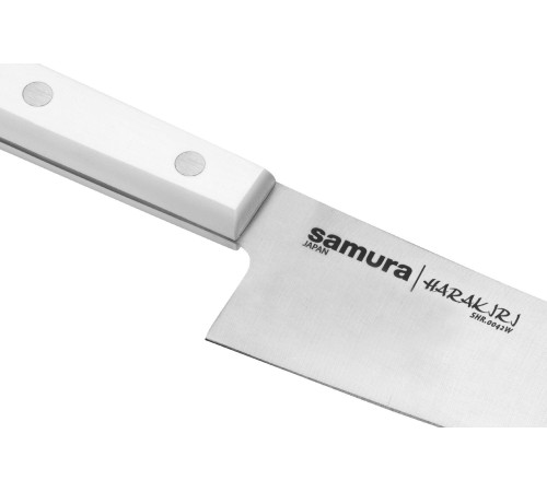SHR-0042W Накири современный 174 мм "Samura Harakiri", AUS-8, ABS-пластик, белая рукоять