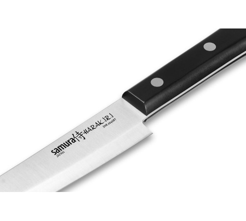 SHR-0046BT Слайсер, нож для нарезки "tanto" 230 мм "Samura Harakiri", AUS-8, ABS-пластик, черная рукоять