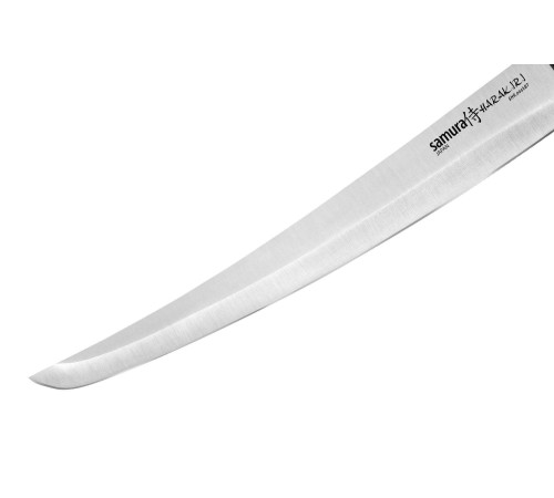 SHR-0046BT Слайсер, нож для нарезки "tanto" 230 мм "Samura Harakiri", AUS-8, ABS-пластик, черная рукоять
