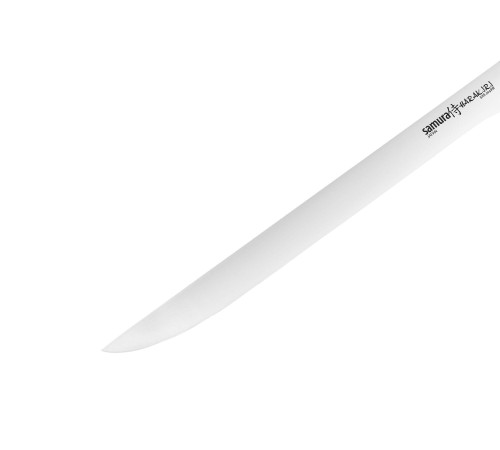 SHR-0048W Филейный нож 218 мм "Samura Harakiri", AUS-8, ABS-пластик, белая рукоять