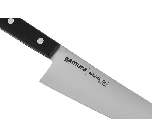 SHR-0049B Длинный слайсер, нож для нарезки 290 мм "Samura Harakiri", AUS-8, ABS-пластик, черная рукоять