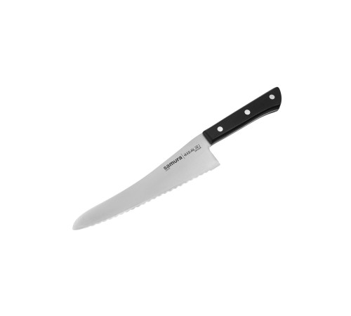 SHR-0056B Нож для замороженных продуктов 188 мм "Samura Harakiri", AUS-8, ABS-пластик, черная рукоять