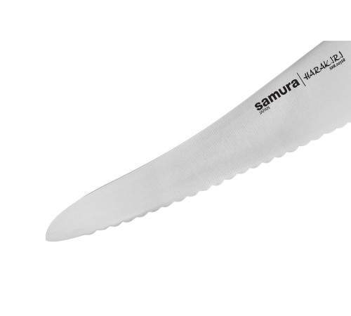 SHR-0056B Нож для замороженных продуктов 188 мм "Samura Harakiri", AUS-8, ABS-пластик, черная рукоять