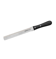 SHR-0057B Нож для замороженных продуктов 180 мм "Samura Harakiri", AUS-8, ABS-пластик, черная рукоять