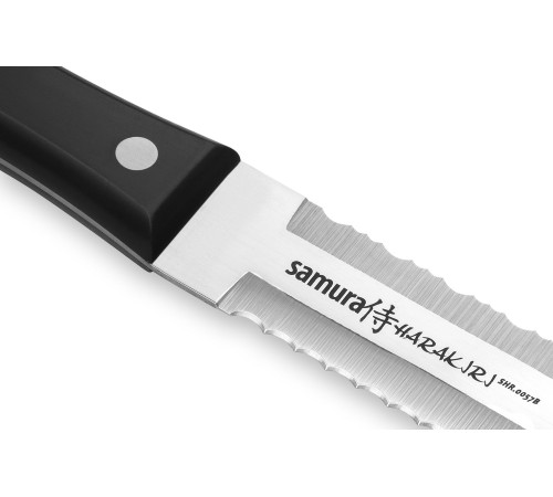 SHR-0230B Набор из 3 ножей "Samura Harakiri" (23, 57, 85), AUS-8, ABS-пластик, черная рукоять