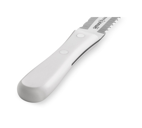SHR-0057W Нож для замороженных продуктов 180 мм "Samura Harakiri", AUS-8, ABS-пластик, белая рукоять