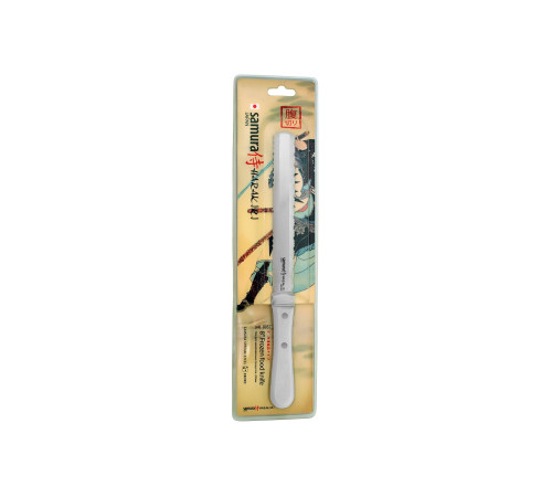 SHR-0057W Нож для замороженных продуктов 180 мм "Samura Harakiri", AUS-8, ABS-пластик, белая рукоять
