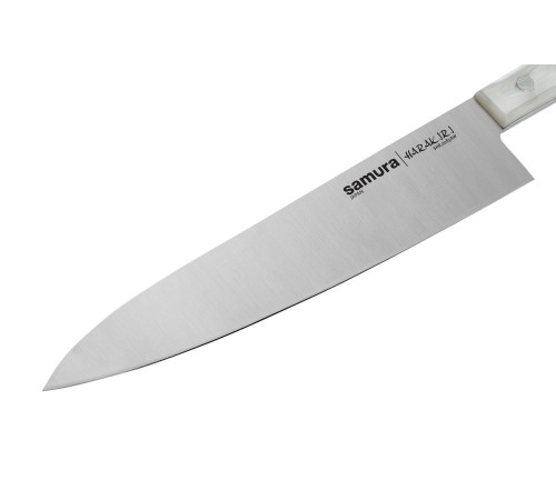 SHR-0085AW Шеф нож 208 мм "Samura Harakiri", AUS-8, белый акрил