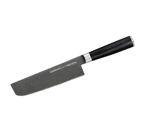 SM-0043B Накири 167 мм "Samura Mo-V Stonewash", AUS-8 с галтовкой, G-10