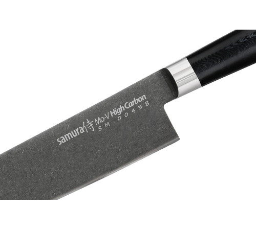 SM-0043B Накири 167 мм "Samura Mo-V Stonewash", AUS-8 с галтовкой, G-10
