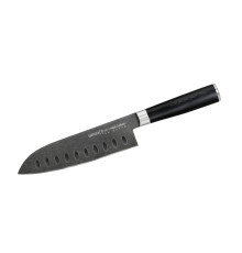 SM-0094B Сантоку 180 мм "Samura Mo-V Stonewash", AUS-8 с галтовкой, G-10