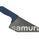 SNY-0041BT Кухонный топорик Модерн "Samura ARNY" 208 мм, AUS-8 с галт., ТЭП бирюзовый