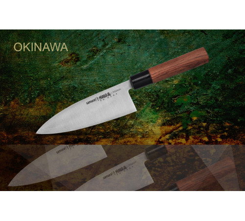 SO-0129 Нож кухон. Деба 170 мм "Samura Okinawa"