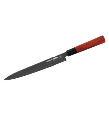 SO-0110B Янагиба 240 мм "Samura Okinawa Stonewash", AUS-8 с галтовкой, дерево