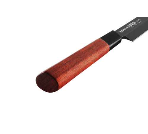 SO-0110B Янагиба 240 мм "Samura Okinawa Stonewash", AUS-8 с галтовкой, дерево