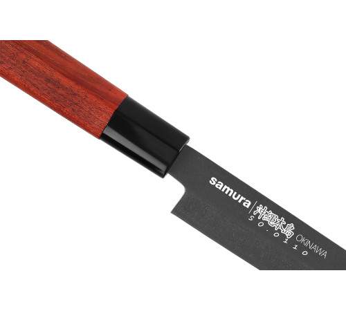 SO-0110B Янагиба 240 мм "Samura Okinawa Stonewash", AUS-8 с галтовкой, дерево