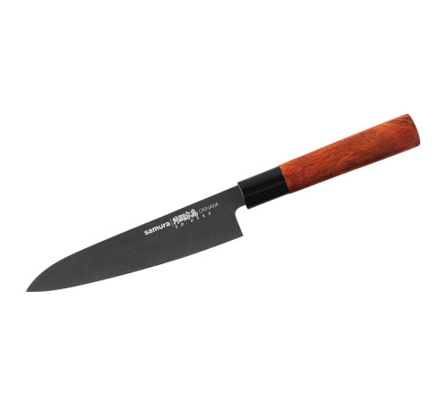 SO-0185B Гюто 170 мм "Samura Okinawa Stonewash", AUS-8 с галтовкой, дерево