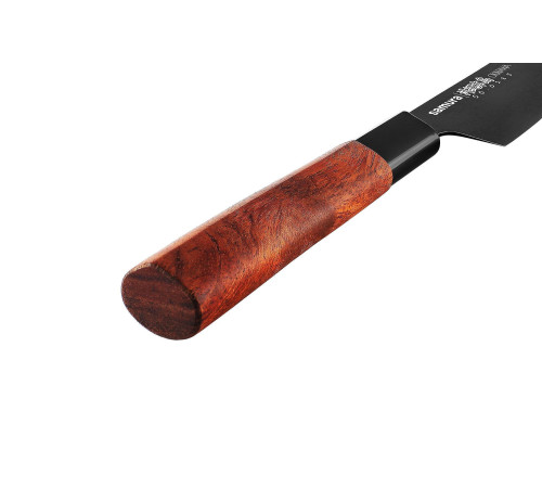 SO-0185B Гюто 170 мм "Samura Okinawa Stonewash", AUS-8 с галтовкой, дерево