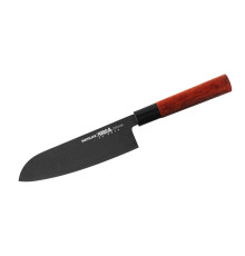 SO-0194B Сантоку 175 мм "Samura Okinawa Stonewash", AUS-8 с галтовкой, дерево