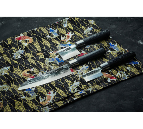 SP5-0220 Набор из 3 ножей "Samura Super 5" (23, 43, 95), дамасская сталь, 5 слоев, микарта