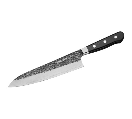 SPL-0085 Шеф нож 212 мм "Samura Pro-S Lunar", кованый дамаск, 67 слоев, G-10